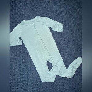 Kyte Baby Bamboo Zip Footie Fog